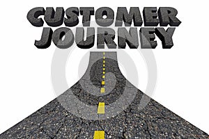 Customer Journey Road Marketing Process Tracking photo