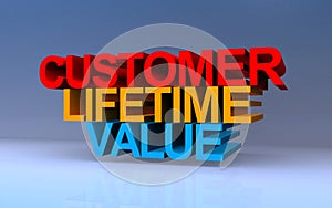 customer lifetime value on blue