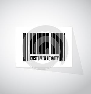 customer loyalty barcode sign concept