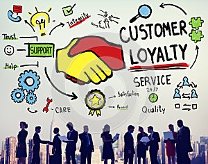 Customer Loyalty Satisfaction Support Strategy Service Concept