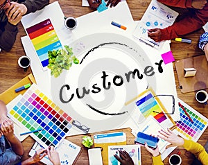 Customer Purchaser Satisfaction Consumer Service Concept