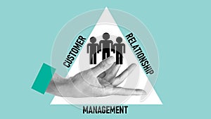 Customer Relationship Management CRM. Data exchanges development. customer service, social media