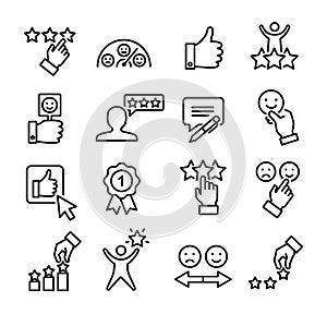 Customer Review Icons