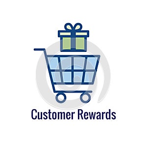 Customer Rewards Icon - Money Concept and Reward /  Discount Image