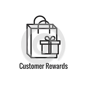 Customer Rewards Icon - Money Concept and Reward /  Discount Image