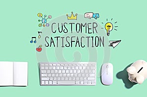 Customer satisfaction with a computer keyboard