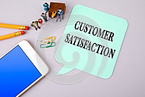 Customer satisfaction concept