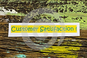 Customer satisfaction guarantee feedback rating survey positive experience review