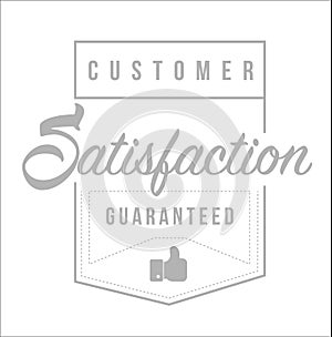 Customer Satisfaction guaranteed Modern stamp