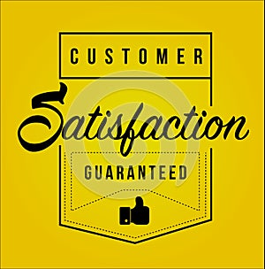 Customer Satisfaction guaranteed Modern stamp