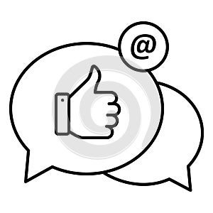 Customer satisfaction Isolated Vector icon