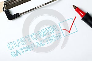 Customer satisfaction survey