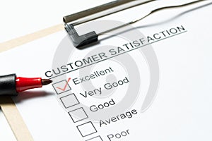 Customer satisfaction survey