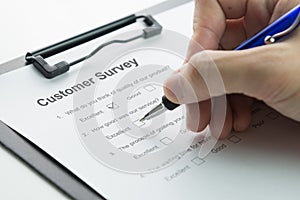 Customer satisfaction survey