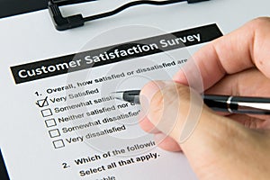 Customer satisfactory survey