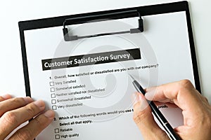 Customer satisfactory survey