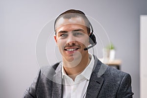 Customer Service Agent Man