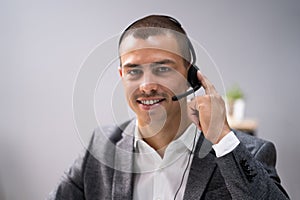 Customer Service Agent Man