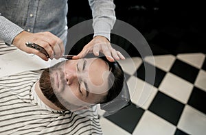 Customer service in a barbershop