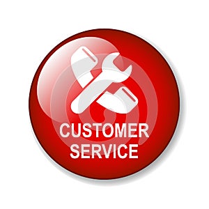 Customer service button