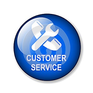 Customer service button