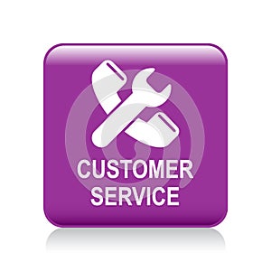 Customer service button
