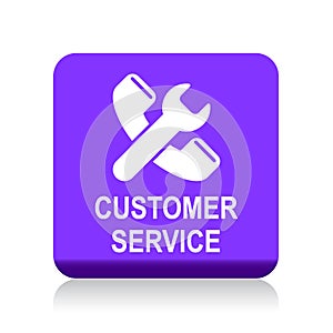 Customer service button