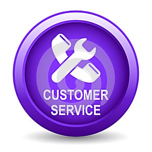 Customer service button