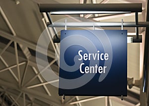 Customer Service Center Sign Marker Public Building Architecture