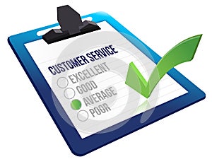 Customer service concept