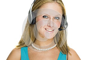 Customer service girl