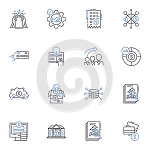 Customer service line icons collection. Satisfaction, Communication, Support, Assistance, Responsiveness, Empathy