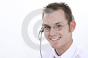 Customer Service Representative With Smile photo