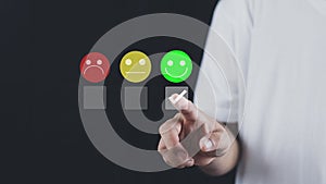 Customer service and Satisfaction concept