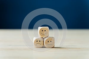 Customer service satisfaction concept