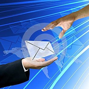 Customer service send mail to customer