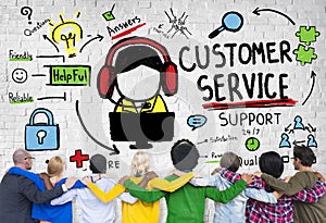 Customer Service Support Assistance Service Help Guide Concept