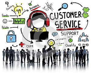 Customer Service Support Assistance Service Help Guide Concept