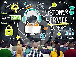 Customer Service Support Assistance Service Help Guide Concept