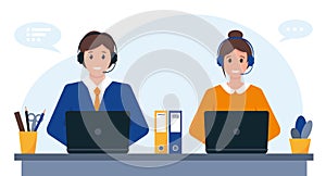 Customer service, support or call center