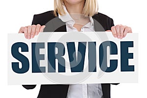 Customer service support help assistance contact business concept