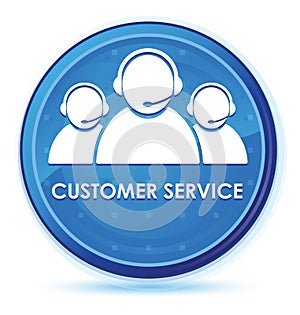 Customer service (team icon) midnight blue prime round button