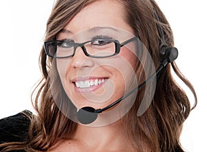 Customer service woman