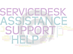 Customer service word cloud