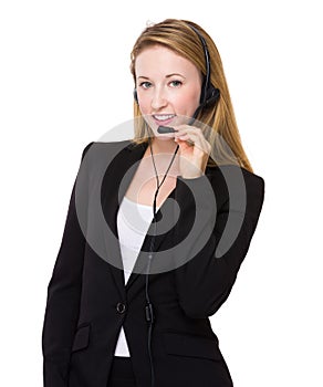 Customer services officer portrait