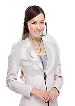 Customer services operator