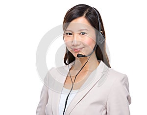 Customer services operator