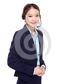 Customer services operator