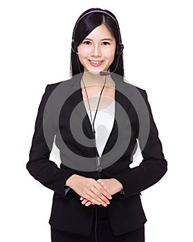 Customer services operator