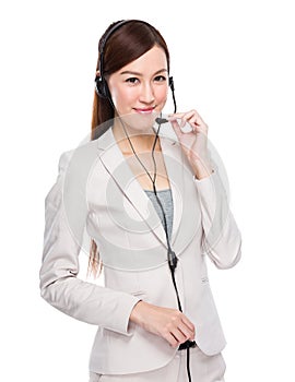 Customer services operator